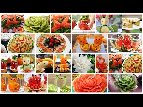 Super Salad decoration tutorial - 20 Easy Ideas Food Art