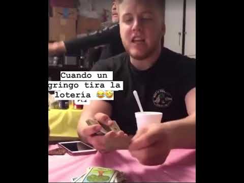 Cuando un gringo tira la lotería
