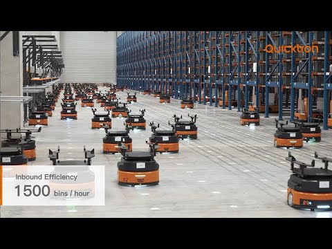 Winit X Quicktron | World's largest Automated Bin-to-person Warehouse