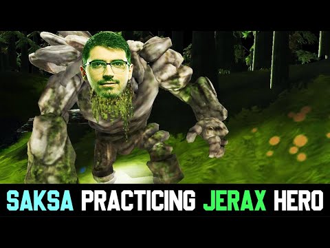 Saksa practicing Jerax Signature Hero "TINY" - Following the Legend! DOTA 2