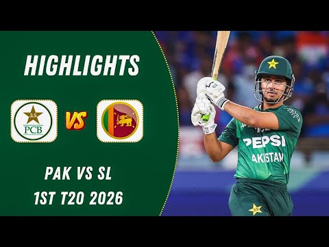 Pakistan vs Sri Lanka 1st T20 2026 Full Highlights | Pak vs SL