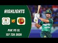 Pakistan Vs Sri Lanka 1st T20 2026 Full Highlights Pak Vs SL