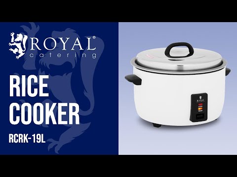 video - Factory second Rice Cooker - 19 L - 2,800 W - Royal Catering