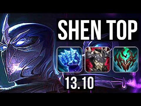 SHEN vs KARTHUS (TOP) | 9/2/17, 800+ games, 1.3M mastery, Dominating | KR Master | 13.10