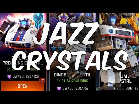 17x Jazz Crystal Opening! - Transformers: Forged To Fight
