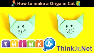 Craft - Origami Cat | ThinkJr