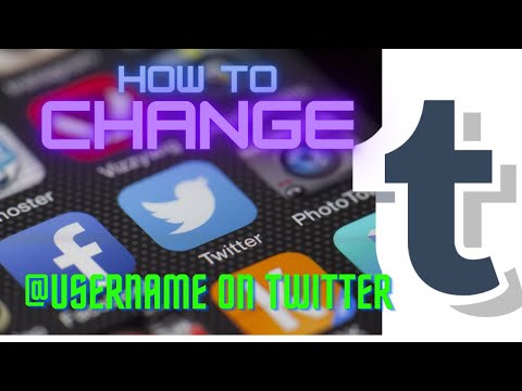 How To Change (@)Username On TWITTER on your...