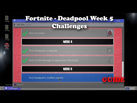 Fortnite - Deadpool Week 5 Challenge GUIDE