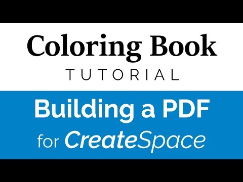 Making a PDF for a CreateSpace Coloringbook