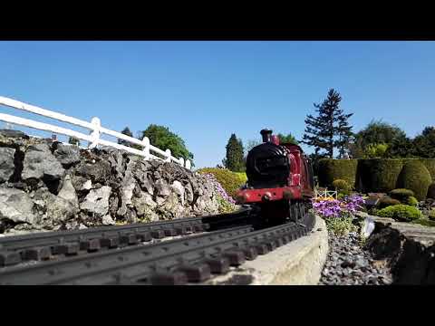 Watching trains at Bekonscot Model Village!