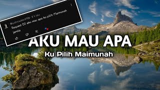 Download lagu DJ AKU MAU APA KU PILIH MAIMUNAH BY DJ ABI FUNKY SESUAI REQ PENONTON SETIA 🙏 mp3 Download lagu DJ AKU MAU APA KU PILIH MAIMUNAH BY DJ ABI FUNKY SESUAI REQ PENONTON SETIA 🙏 mp3