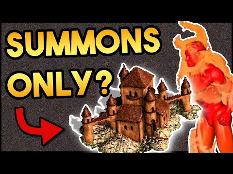 HoMM3: What if you beat a Dragon Utopia with only summoned elementals left? (or any Creature Bank)