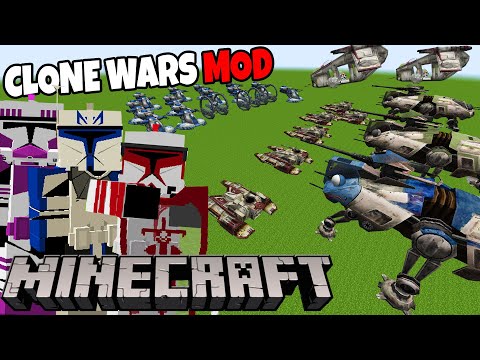 🚀 Insane! New Minecraft Star Wars Mod: Epic Clone Wars!