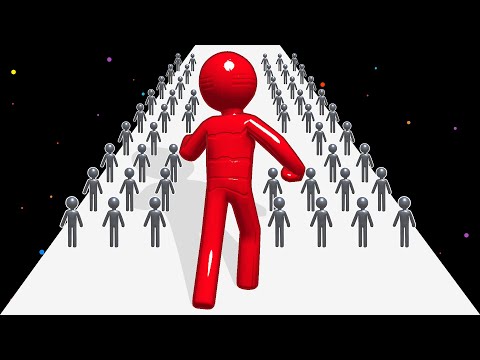 SCALEMAN RUN 3D - ASMR Gameplay (Freeplay, All Levels)