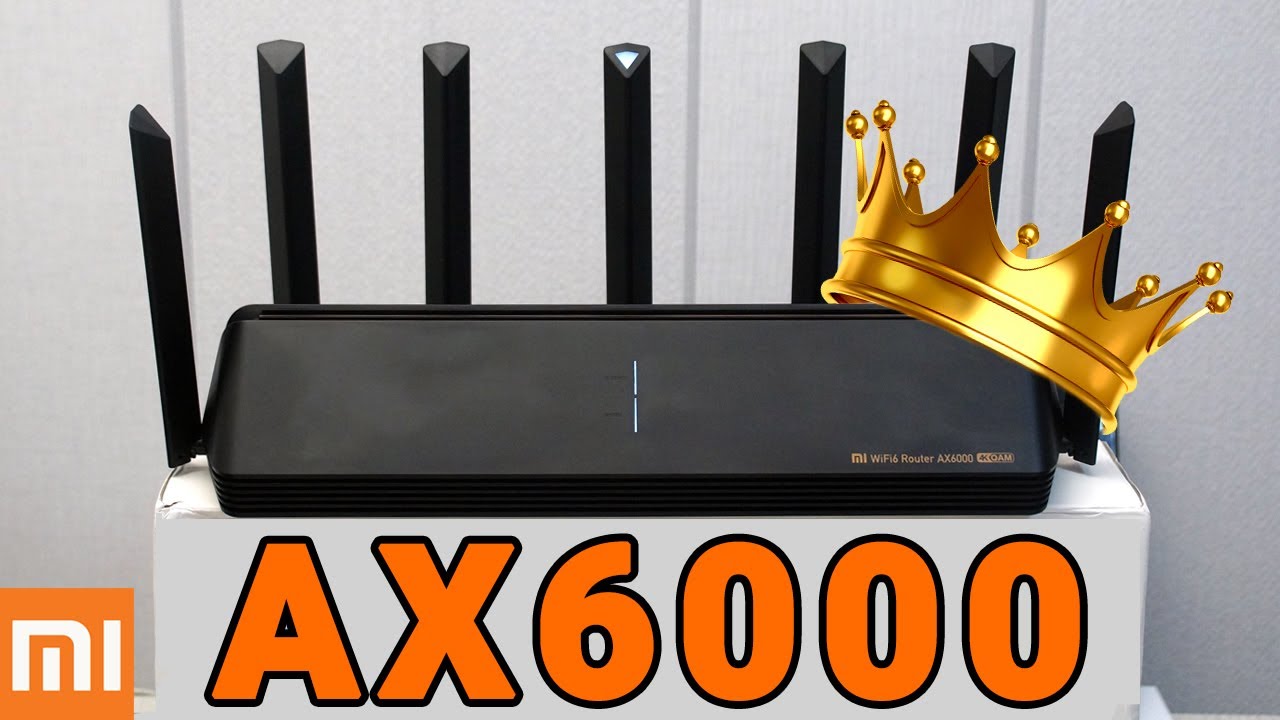 Wi-Fi роутер Xiaomi Mi Aiot AX6000, черный
