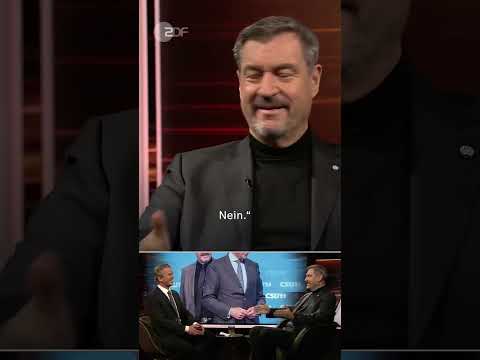 Söder: "Mit den Grünen eigentlich nicht" | #Short #Lanz #Söder #Grüne #Bundestagswahl