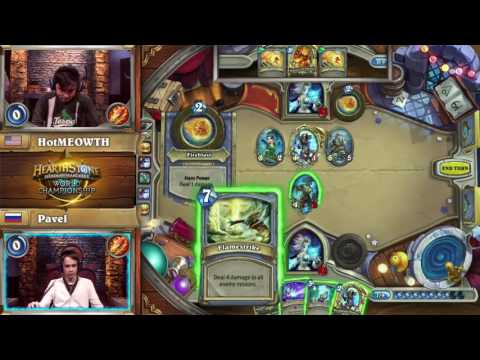 Pavel vs HotMEOWTH | GROUP D |Game 1 2 |  Hearthstone World Championship 2016