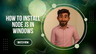 Download the video "How to install Node Js"