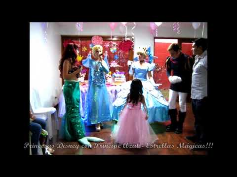Show Infantil Princesas Disney con Príncipe Azul (Parte 02) - Estrellas Mágicas!!!