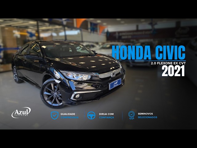 Vídeo HONDA CIVIC 2.0 16V FLEXONE EX 4P CVT