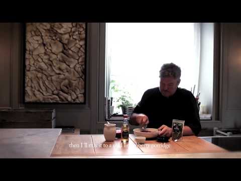 KAISE Purée and chia pudding by Mathias Dahlgren