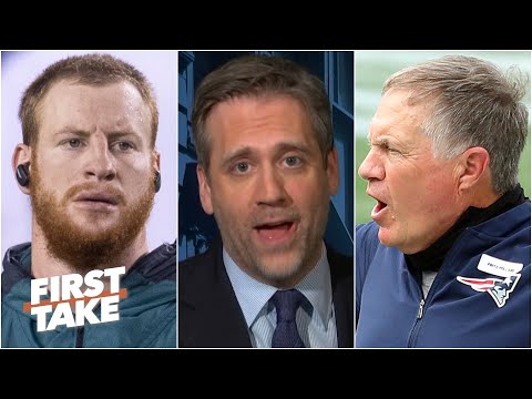 愛國者會給卡森-溫茨最好的反彈機會 - 馬克斯-凱勒曼 - First Take (The Patriots would give Carson Wentz the best chance to rebound - Max Kellerman | First Take)