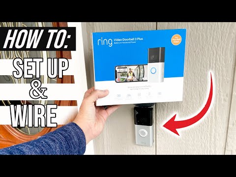 How To Install Ring Video Doorbell 3 Plus | Full Wiring And Smartphone App Set Up!
