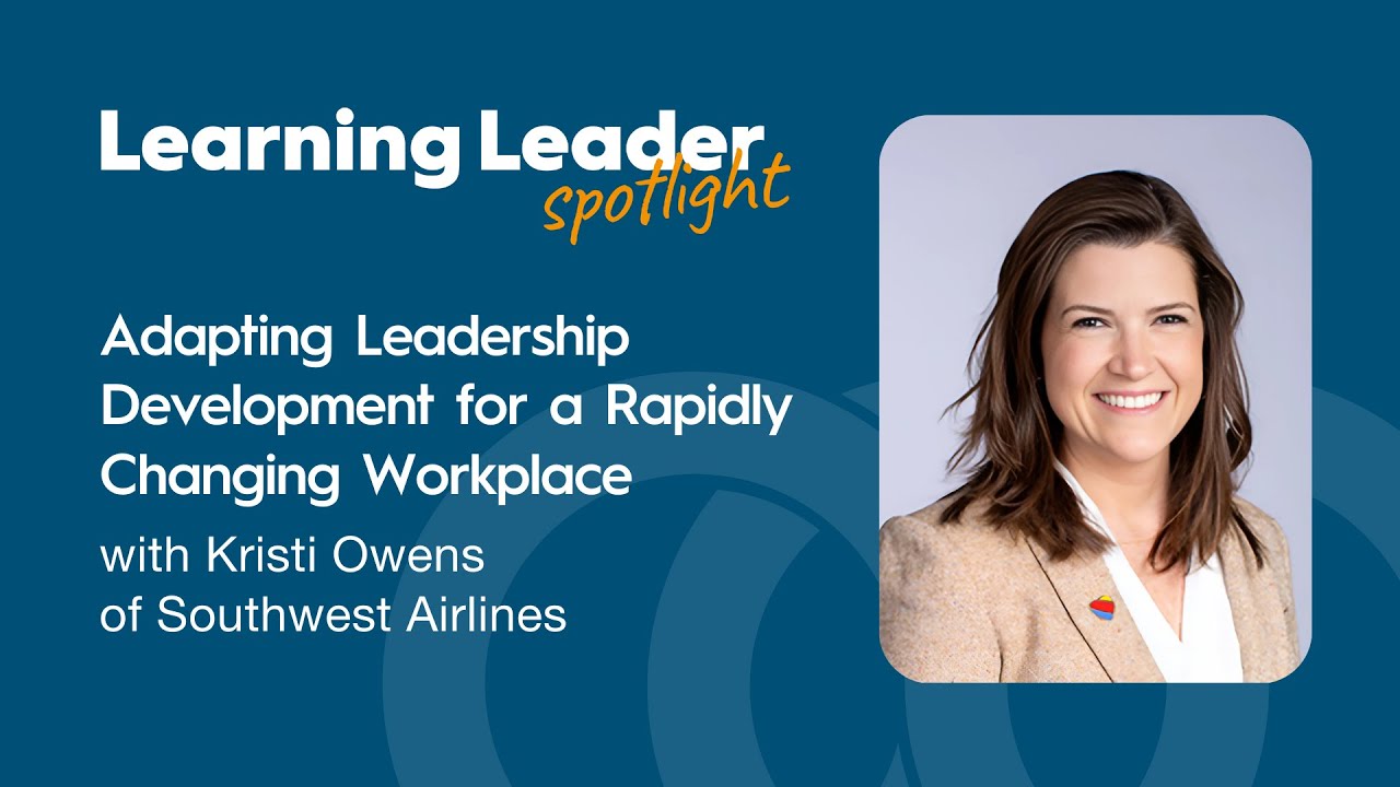 Adapting Leadership Development for a Rapidly ... - YouTube