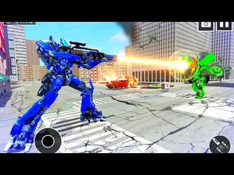 Us Police Car Transform Robot War Rescue 2021 - Best Android Gameplay