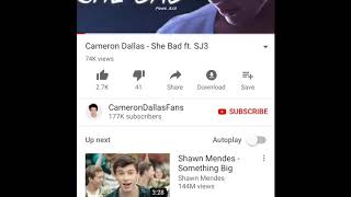 She bad Cameron Dallas (slowed)