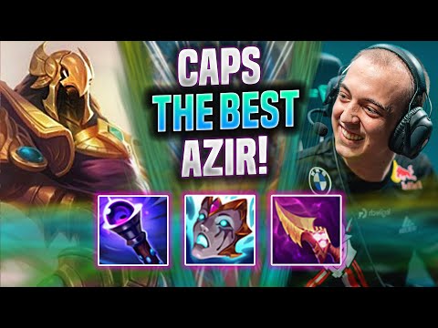 CAPS IS A BEAST WITH AZIR! - G2 Caps Plays Azir Mid vs Leblanc! | Season 2022