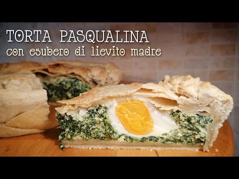 TORTA PASQUALINA con esubero di lievito madre
