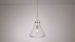 1_Watch A Video About the Possini Euro Tanit Aged Brass and Glass Pendant Light