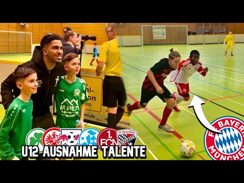 U12 TALENTE von BAYERN,FRANKFURT,LEIPZIG und Co. zerstören beim HALLENTURNIER 🔥😱