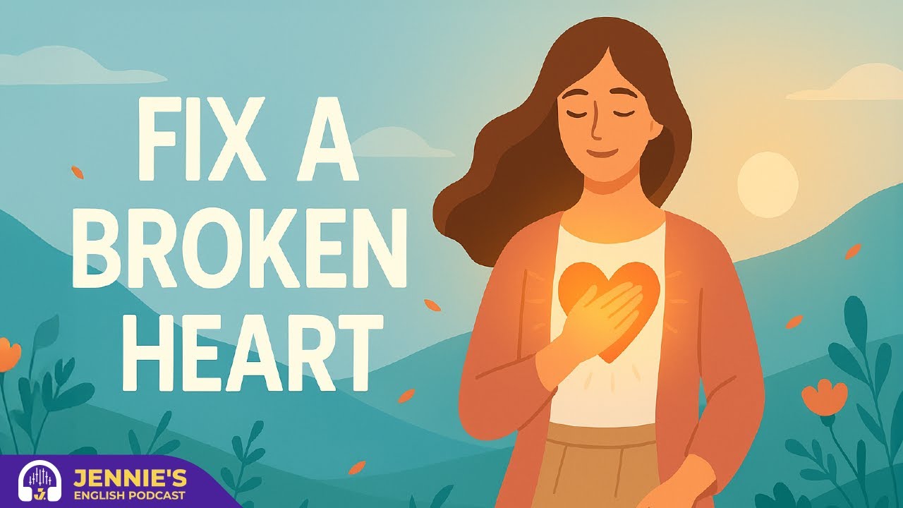 How to Fix a Broken Heart | English & Chill with Jennie | English Podcast