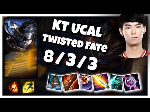 Twisted Fate vs Akali KT Ucal MID (8/3/3) - v10.25