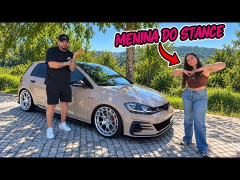 O GOLF 7.5 GTI TCR DA MENINA DO STANCE !!!