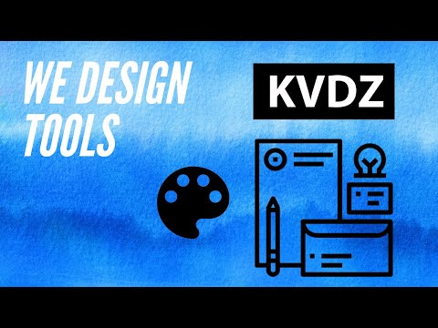 We Design Tools - KVDZ