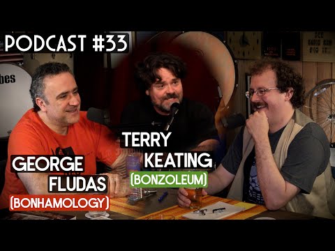 Maxwell Drums Podcast #33 - George Fludas (Bonhamology) & Terry Keating (Bonzoleum)