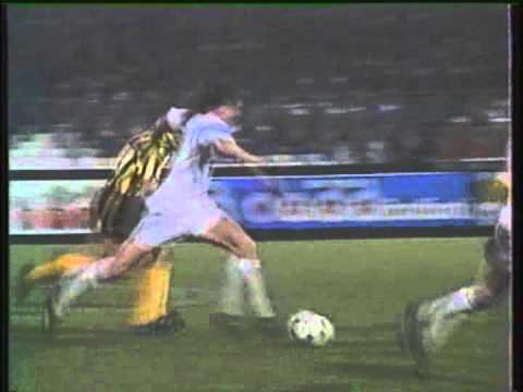 1989 October 18 Olympique Marseille France 2 AEK Athens Greece 0 Champions Cup