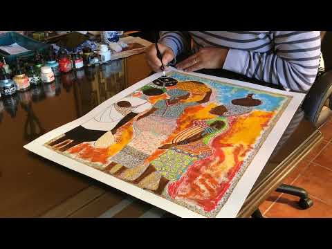 Mohamed Hamida’s “”FLOWERS OF AFRICA” [M097 | 2020] in progress