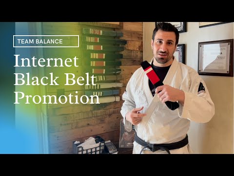 Internet Black Belt Promotion in Brazilian Jiu-Jitsu