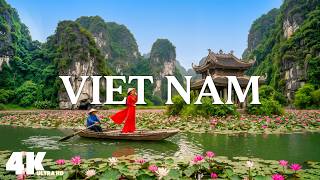 Vietnam 4K Ultra HD | The Most Beautiful Landscapes in Southeast Asia With Relaxing Calming Music