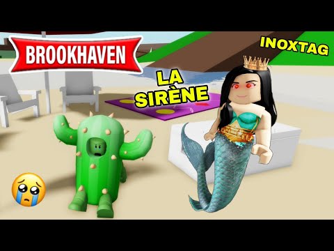 CACTUS HARCELÉ PAR LA SIRÈNE DE INOXTAG ! BROOKHAVEN RP - ROBLOX
