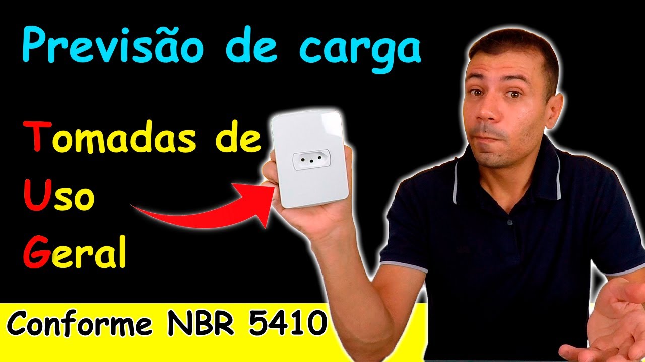 Como FAZER a PREVISÃO de CARGA das TOMADAS de USO GERAL (Conforme NBR 5410)