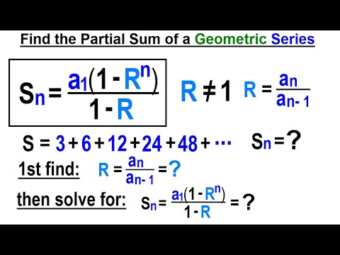 Algebra Ch 48 Sequences and Series 1 of 34 What is the Difference