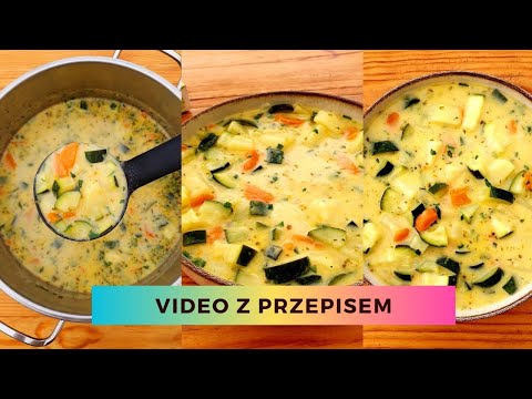 Zupa z cukinią i ziemniakami. Pomysł na szybki obiad.