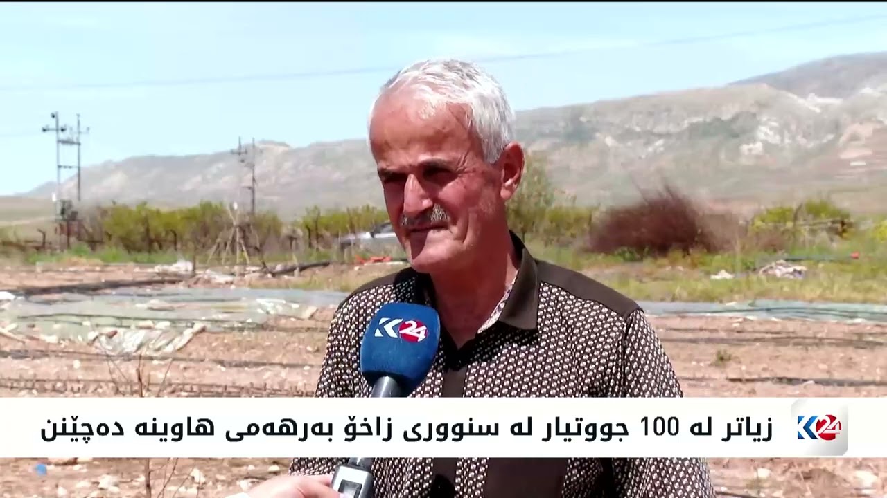ڤیدیۆ | بەهۆی باران بارین جووتیاران ناتوانن بەرهەمی هاوینە بچێنن