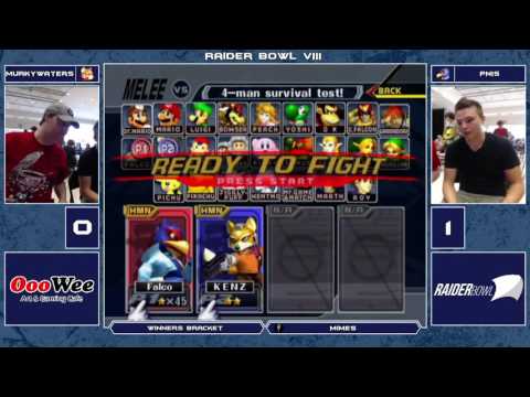 Raider Bowl VIII Melee Singles - MurkyWaters (Fox) vs PNIS (Falco) - Winner's Quarters