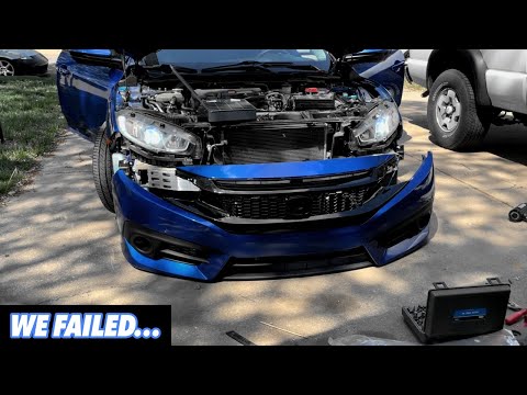 3 Dudes, 1 Honda Civic - $100 Fog Light Kit Install